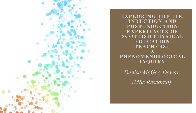 We are really excited to announce that @PEDeniseMc_D will be joining us tomorrow as a guest speaker to share her research into the ITE, Induction and Post-Induction experiences of PE teachers, we are looking forward to hearing about your work and insights!