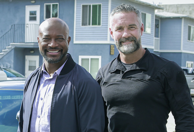 TVLine's tweet photo. .@JayHarrington3 and @TayeDiggs Share @SyracuseU, #BetterOffTed and #PrivatePractice Memories, Preview This Week's #SWAT Team-Up https://t.co/CAyITF7vs9 https://t.co/b6cBnimUmK