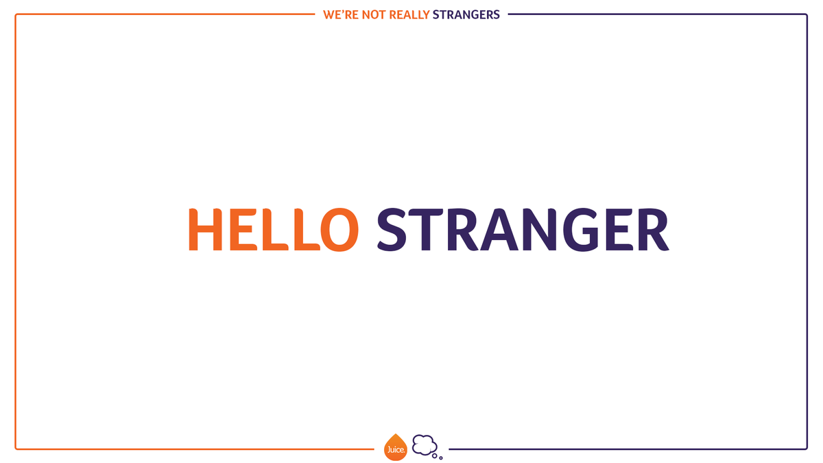 Say goodbye to awkward small talk and hello to real conversations with our adapted online version of "We're Not Really Strangers" game at <a href="/UHR_UK/">UHR</a> Conference!

Join us in partnership with <a href="/JuiceLtd/">Juice</a> and make meaningful connections.

#PositivelyDeviant #Juicevocates #UHRConference