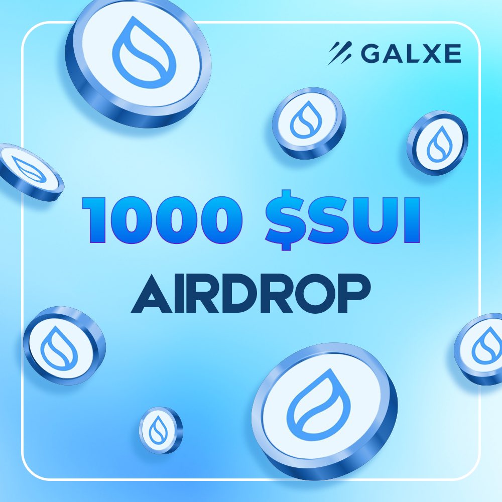 💎 1 000 $SUI AIRDROP To celebrate the launch of Sui Mainnet, we are giving away 1 000 $SUI tokens! ✅ Hold OAT to get $SUI: galxe.com/SuiWhale/campa… #Sui #Airdrop