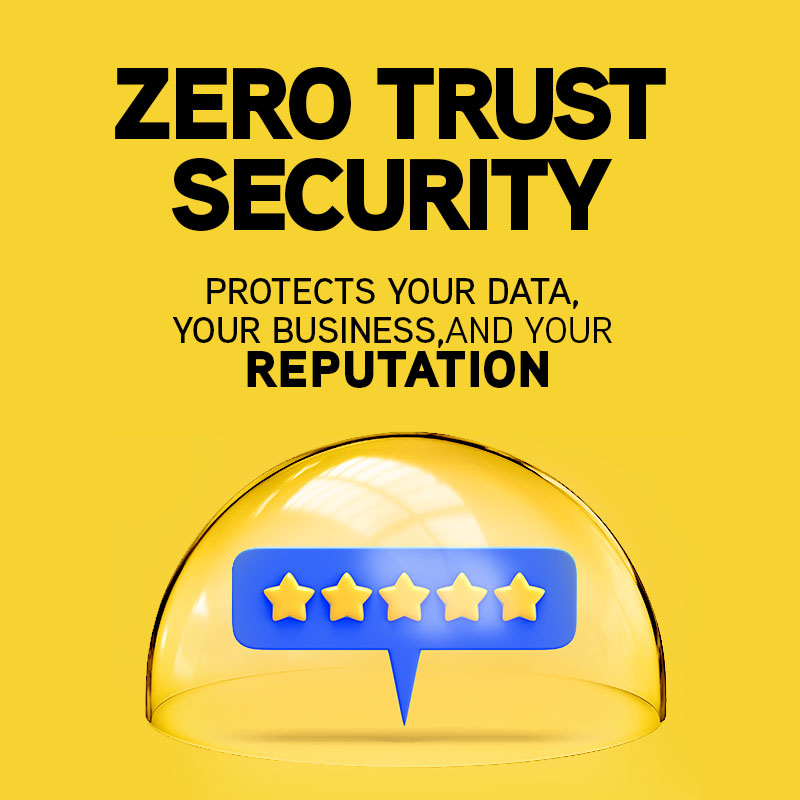 atruent's tweet image. Zero trust does more than just protect your data; it safeguards your business and reputation. Implement a zero-trust strategy today and stay on top of potential threats. Need help getting started? 

Contact us by visiting bit.ly/3CldOfC. #ZeroTrust #ProtectYourReputation