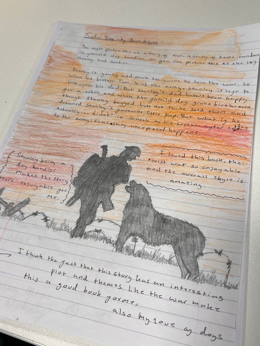 It is great to see our Y7 students engaging in “For the Love of Books” & creating such incredible reviews. It is even better when they look like this! Another Reward breakfast happening soon. Keep up the good work! Work by: Saffra.F #fortheloveofbooks #readingmatters #english