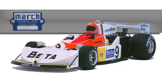 slotcar_today's tweet photo. New: @FlyCarModel March 761 V.Brambilla 1976 German GP 1:32 #SlotCar
Read More: https://t.co/1tTwqci6Bt
#slot #slotcars #slot132 #scalemodel #scale132 #flycarmodel #march761 #brambilla #betateam https://t.co/Yv3DRUPa5R