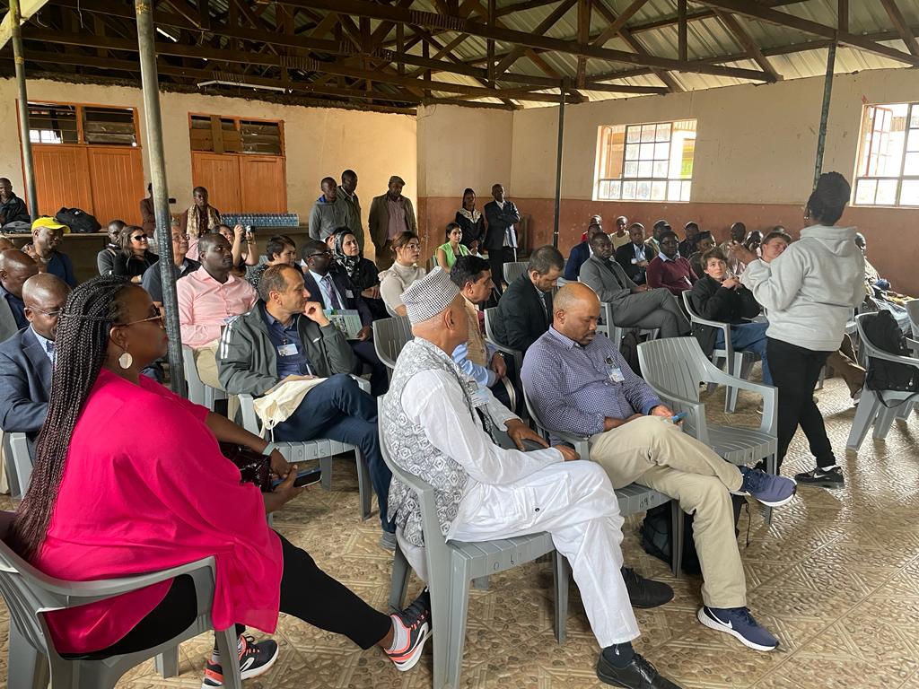 GLTNnews's tweet photo. Day 2 of the 9th @GLTNnews Partners Meeting: Participants visit a project in Mabatini informal settlement in Mathare, Nairobi. The project seeks to strengthen the capacity of Mabatini community to register their land in accordance with the provisions of the Community Land Act. https://t.co/RdNYmZfI5N