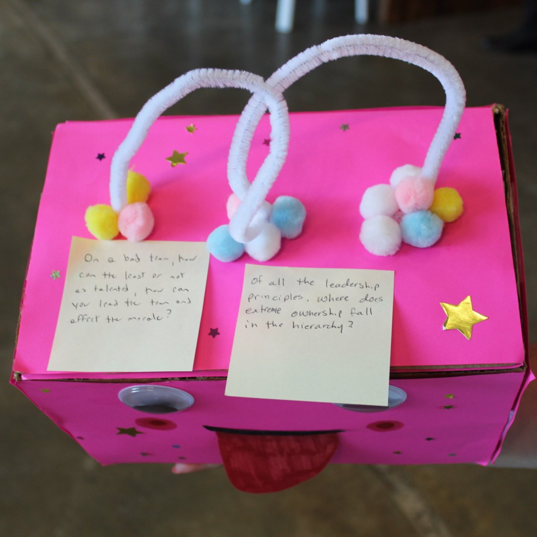 We love audience participation!

The suggestion box was passed around allowing audience members to ask questions, like, “What if your “followers' won’t let you lead (for example: don’t open up or show respect)?”

RSVP for the June 6th session at 1l.ink/PJZZWD2