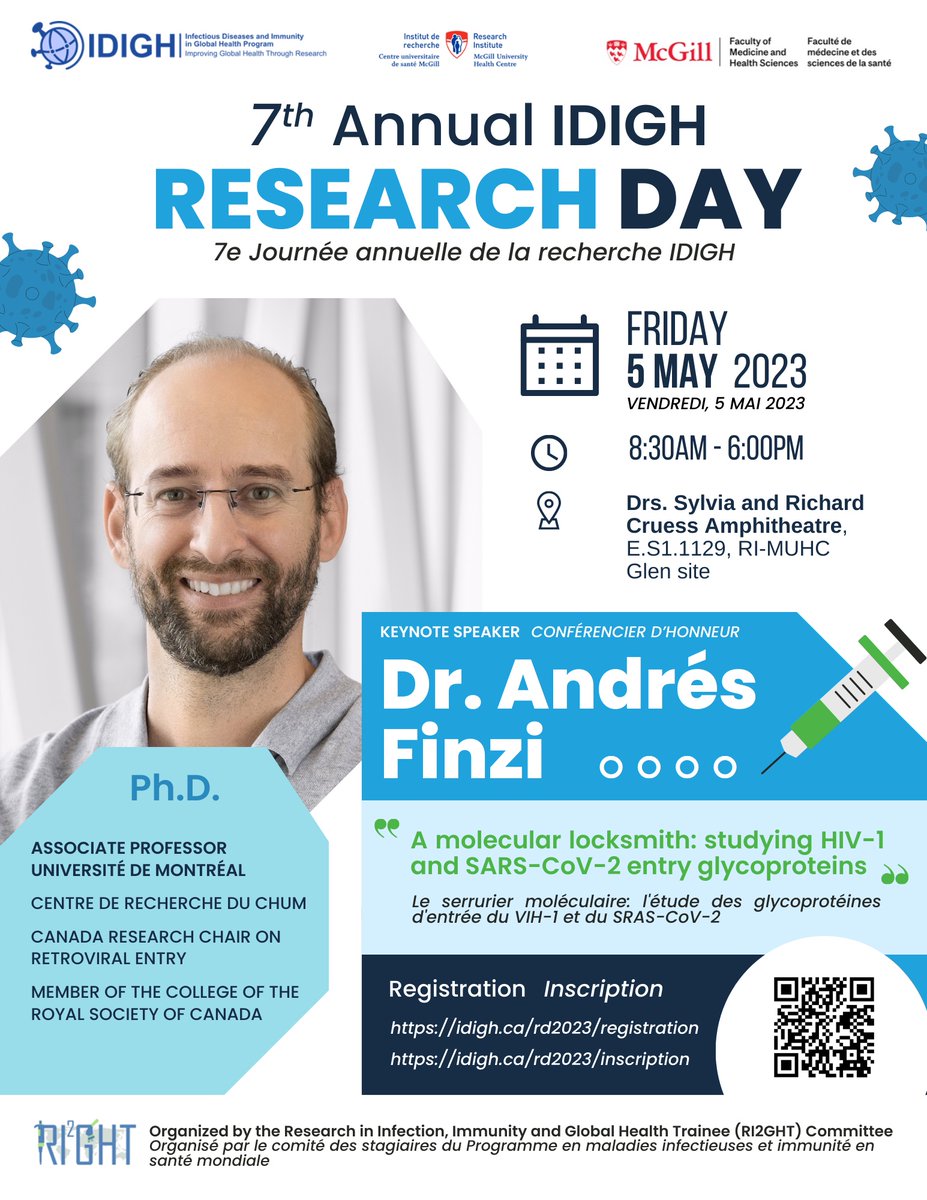 Only a few days left to register for the 7th annual IDIGH Research Day! For more info:
idigh.ca/en/events/info…
-
Il ne reste plus que quelques jours pour s'inscrire à la 7e journée annuelle de recherche de l'IDIGH ! Pour plus d'infos:
idigh.ca/fr/evenements/…