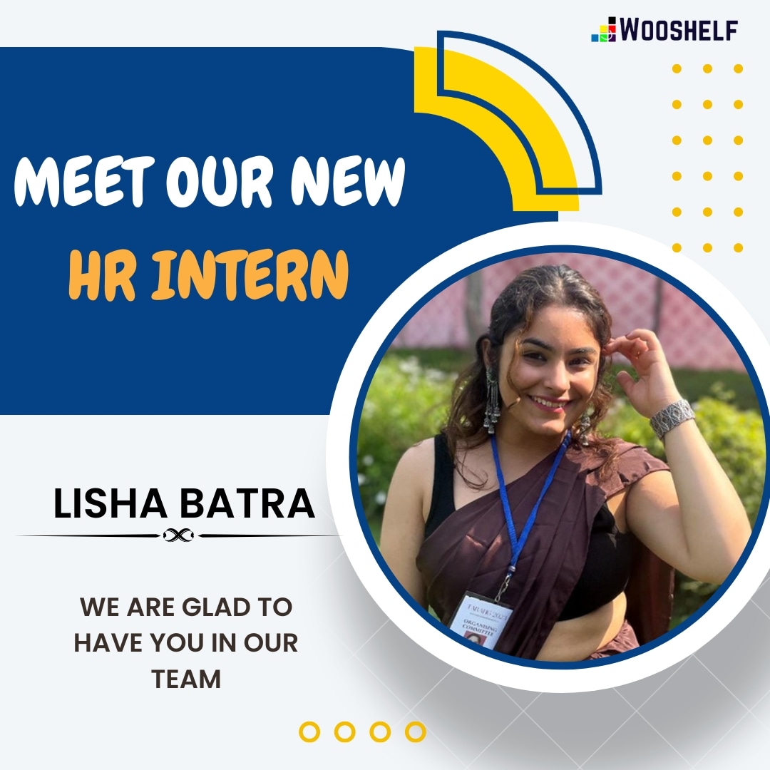WooshelfTech's tweet image. Say hello to our new HR intern #LishBatra.Recently starting her internship in @wooshelf_tech 
We are thrilled to have you at our office. You’re going to be a valuable asset to our company
Congratulations and on behalf of all the wooshelf team members

#humanresources  #internship