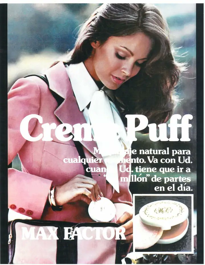 RossellaIacobe2's tweet image. Max Factor retro commercials. @realjaclynsmith #MaxFactor