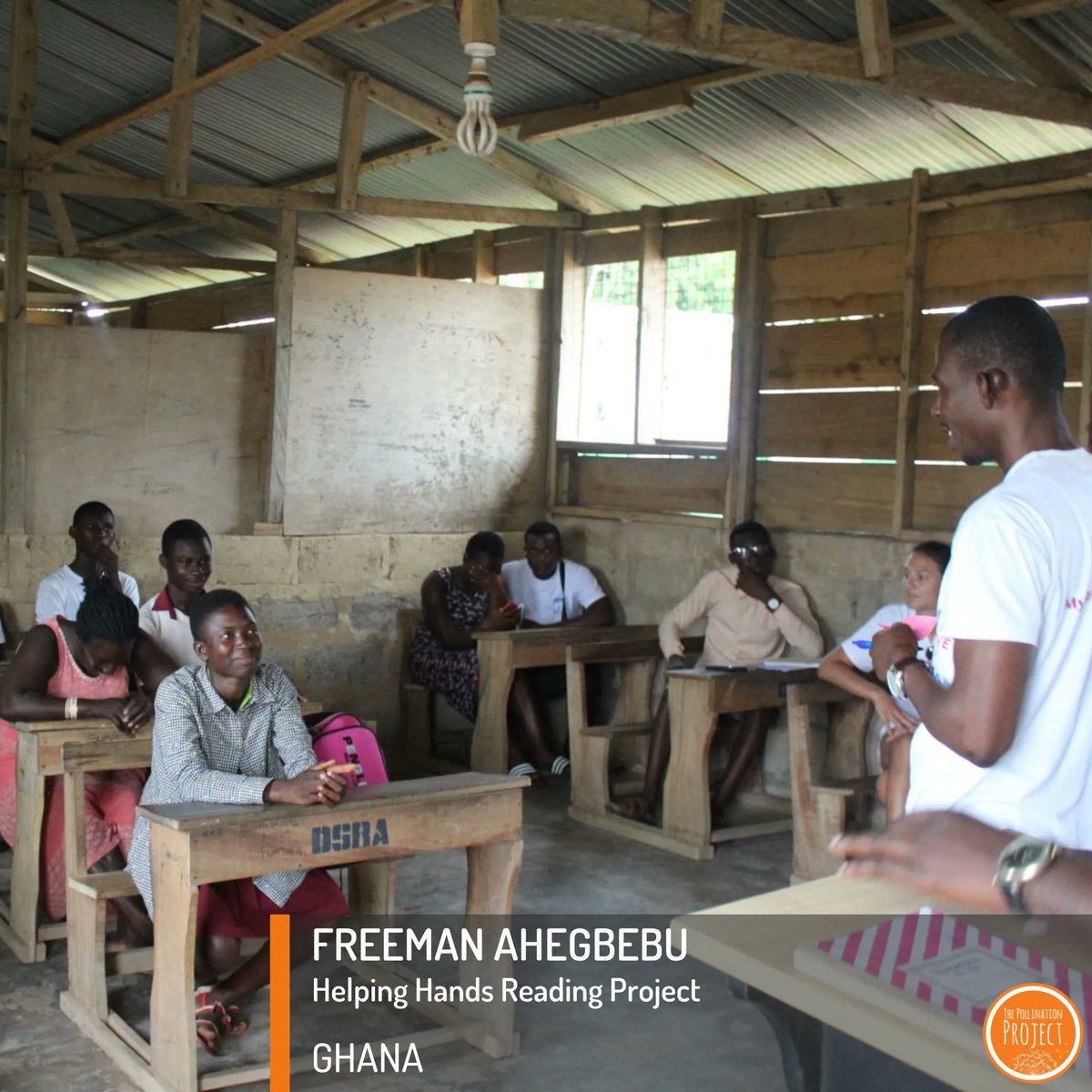 Pollinationproj's tweet photo. The Helping Hands Reading project provides children in Gomoa Nyanyano  (#Ghana) with access to reading #books and other learning materials to encourage them to read while having fun and learning. 
@readingwell_gh #heartivism https://t.co/uvwxngcR34