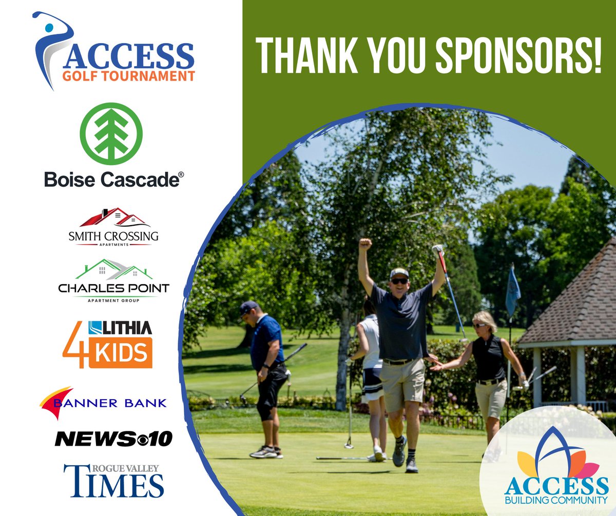 AccessHelps's tweet image. Thank you to the major sponsors of our 19th annual Golf Tournament being held on June 26th. The proceeds from this event go toward providing much-needed food, warmth, and shelter to the community. 
For more info about our annual Golf Tournament visit: accesshelps.org/golf-tournamen…