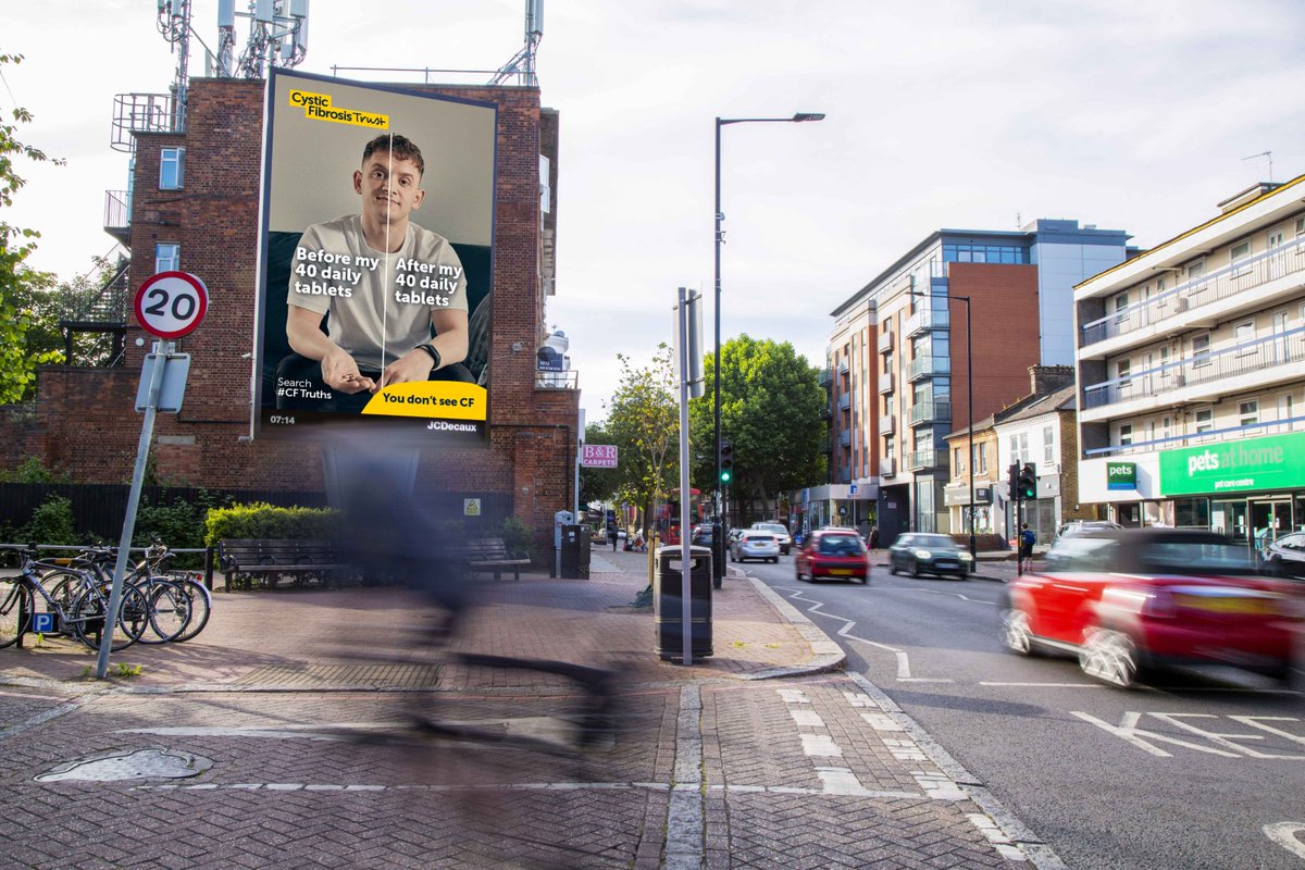 JCDecaux_UK's tweet image. JCDecaux UK&apos;s Community Channel is proud to support @cftrust taking this important message to the power of the public screen. Find out more about JCDecaux UK&apos;s Community Channel at bit.ly/3LR3gfa #cftrust #cysticfibrosis #CFTruths