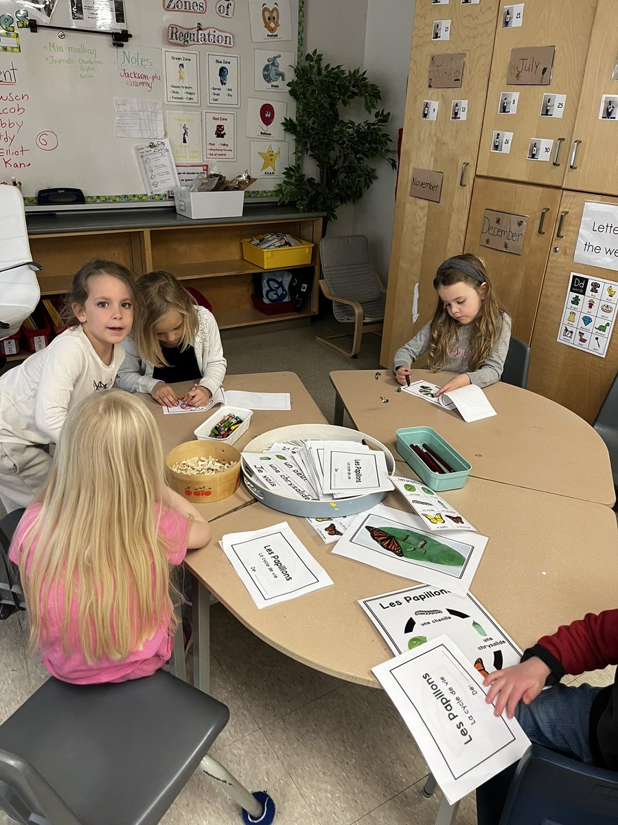 MmeCowper's tweet photo. Les papillons sont partout dans notre salle de classe! 🦋 @MsMcNiece @MsYhapRECE https://t.co/CxpDUO6CJB