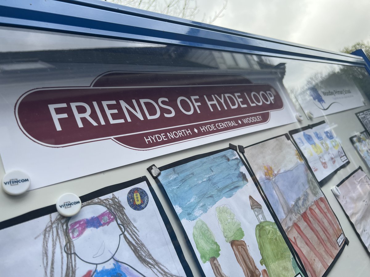 FOHLGroup's tweet photo. Also to shout about is that we've worked in conjunction with Woodley Primary School making our presence known at the station entrance by populating the notice board and also having our first poster on display! https://t.co/6ZoCJBt0s6