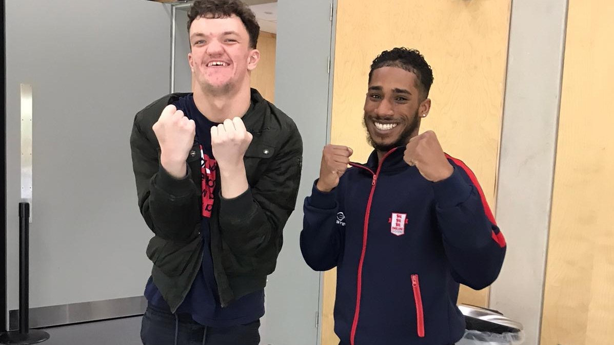 England_Boxing's tweet photo. LEARNING GOES BOTH WAYS 🥊

England Boxing’s Community Boxing Apprentice for the Midlands, Joshua Jones, says sign language is the standout skill he has learnt whilst putting on inclusive sessions at @sensecharity in Birmingham 👊

➡ https://t.co/tB4Whd9WNY

#InclusiveBoxing https://t.co/ojovNYZVzq
