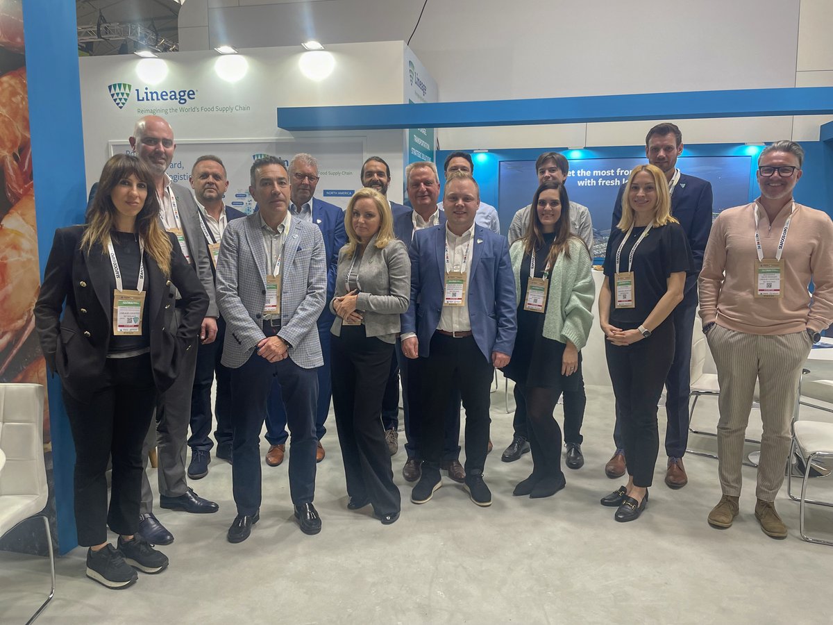 OneLineage's tweet photo. Thank you to everyone who stopped by our booth last week at the Global Seafood Expo Barcelona! It was lovely getting to meet with customers and talk about our #supplychain solutions. Great job, team #oneLineage! #WhereInTheWorldIsLineage https://t.co/lWBlHbkfm2