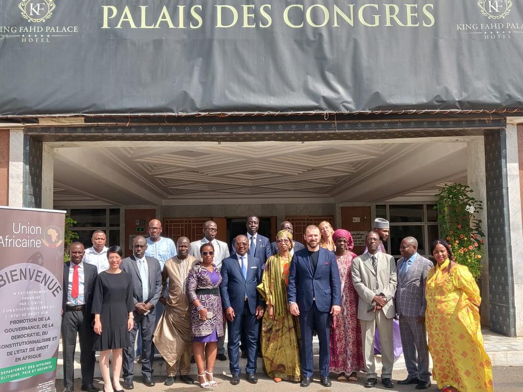 <a href="/ECESeu/">European Centre for Electoral Support (ECES)</a> <a href="/_AfricanUnion/">African Union</a> The <a href="/AUC_PAPS/">African Union Political Affairs Peace and Security</a> Department is facilitating an experts meeting to develop student manuals aimed at mainstreaming the African Charter on Democracy, Elections and Governance (#ACDEG) in school curricula. The meeting is taking place in #Senegal, from 2 - 7 May 2023