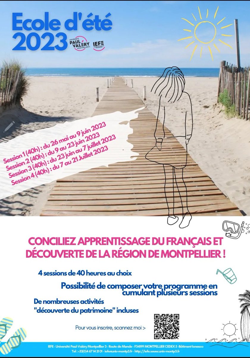 Patricia GARDIES (@patriciagardies) on Twitter photo C'est bientôt l'Ecole d'été à <a href="/iefeupv/">IEFE Univ. Paul-Valéry</a> découvrez notre belle ville de <a href="/montpellier_/">Ville de Montpellier</a> @MplTourisme et la région <a href="/Occitanie/">Région Occitanie</a> en apprenant le français sous le soleil🌞près de la nature 🌴🌿🦋 proche de la mer 🏖🌊🕶 le plaisir d'apprendre ✏🙂 <a href="/Label_FLE/">Label Qualité FLE</a> <a href="/Adcuefe/">CAMPUS FLE - ADCUEFE</a> <a href="/CampusFrance/">Campus France</a> #fle C'est bientôt l'Ecole d'été à <a href="/iefeupv/">IEFE Univ. Paul-Valéry</a> découvrez notre belle ville de <a href="/montpellier_/">Ville de Montpellier</a> @MplTourisme et la région <a href="/Occitanie/">Région Occitanie</a> en apprenant le français sous le soleil🌞près de la nature 🌴🌿🦋 proche de la mer 🏖🌊🕶 le plaisir d'apprendre ✏🙂 <a href="/Label_FLE/">Label Qualité FLE</a> <a href="/Adcuefe/">CAMPUS FLE - ADCUEFE</a> <a href="/CampusFrance/">Campus France</a> #fle