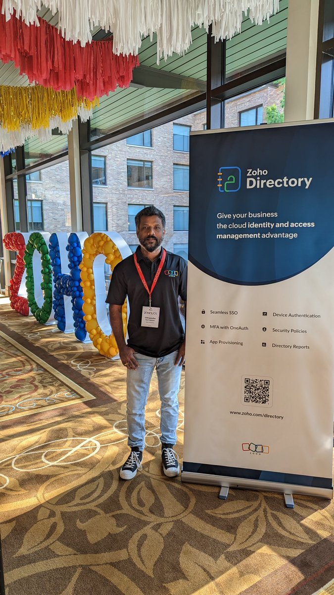 chithu's tweet image. Meet our @ZohoDirectory team at #Zoholics 2023, Austin, USA.

We are releasing now our #ZohoDirectory, a secure platform for Workforce Identity and Access Management zoho.com/directory 

#Zoho