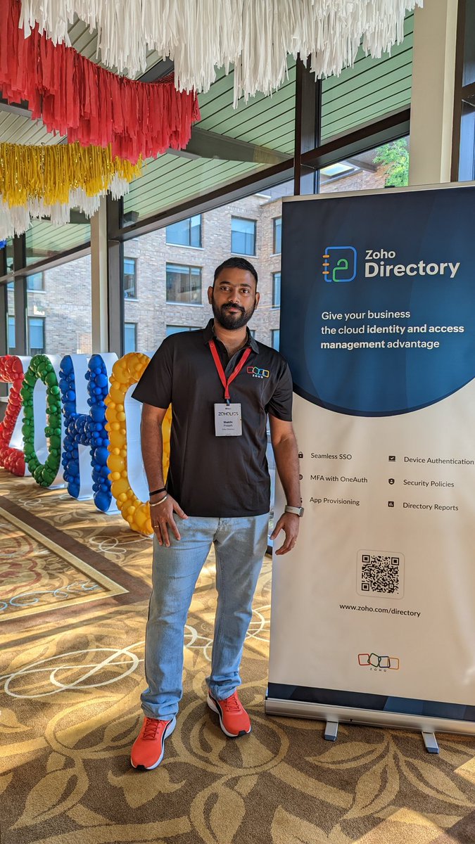 chithu's tweet image. Meet our @ZohoDirectory team at #Zoholics 2023, Austin, USA.

We are releasing now our #ZohoDirectory, a secure platform for Workforce Identity and Access Management zoho.com/directory 

#Zoho