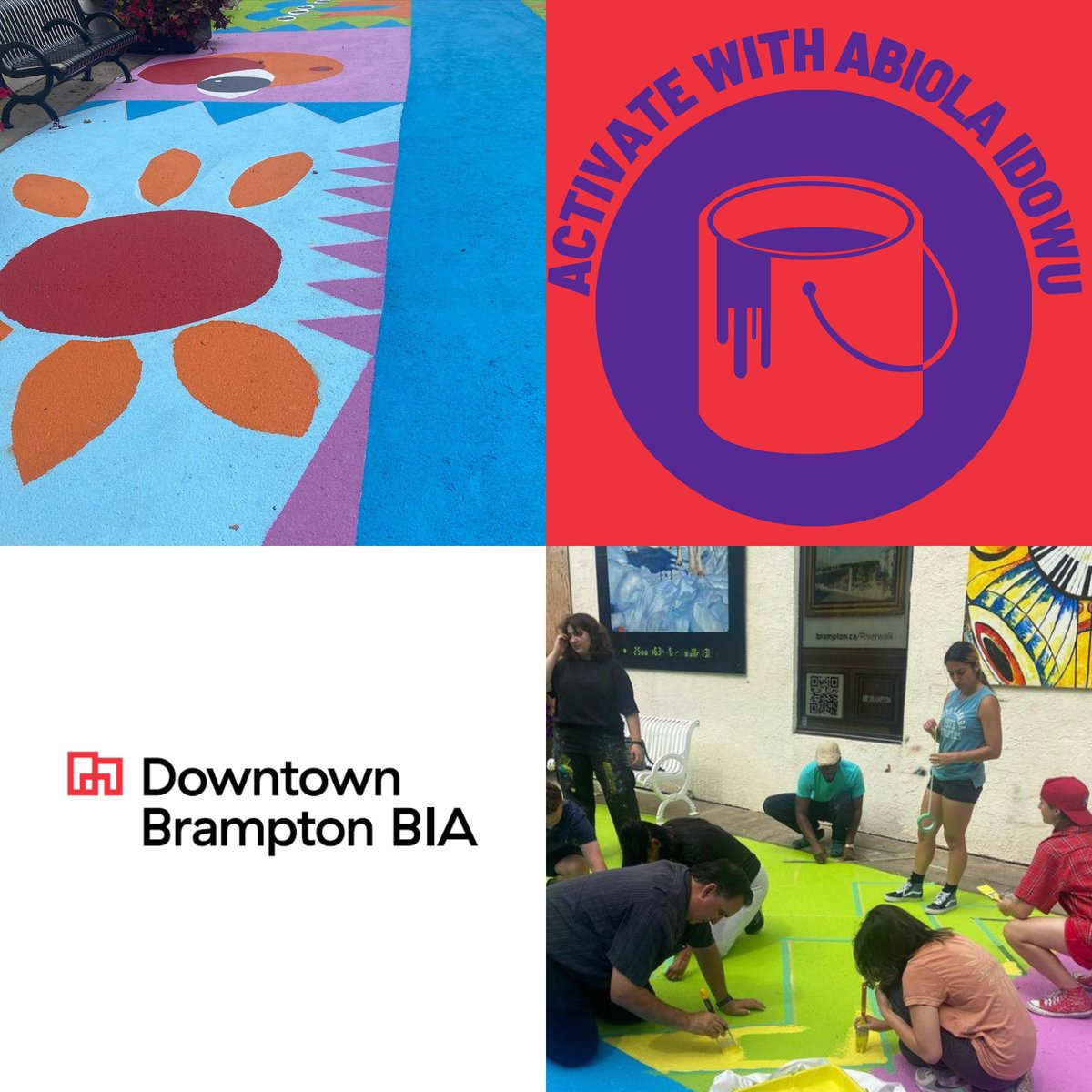 bramptondtbia's tweet photo. As part of Activate Downtown Brampton, we are currently seeking 3-4 mural assistants to join our local artist, Abiola Idowu, paint McKinney and McArter Lane! If you have a passion for art &amp; would like to be a part of this exciting project, please apply! 

https://t.co/bTbqcxdu5W https://t.co/OqYkQoVqx3