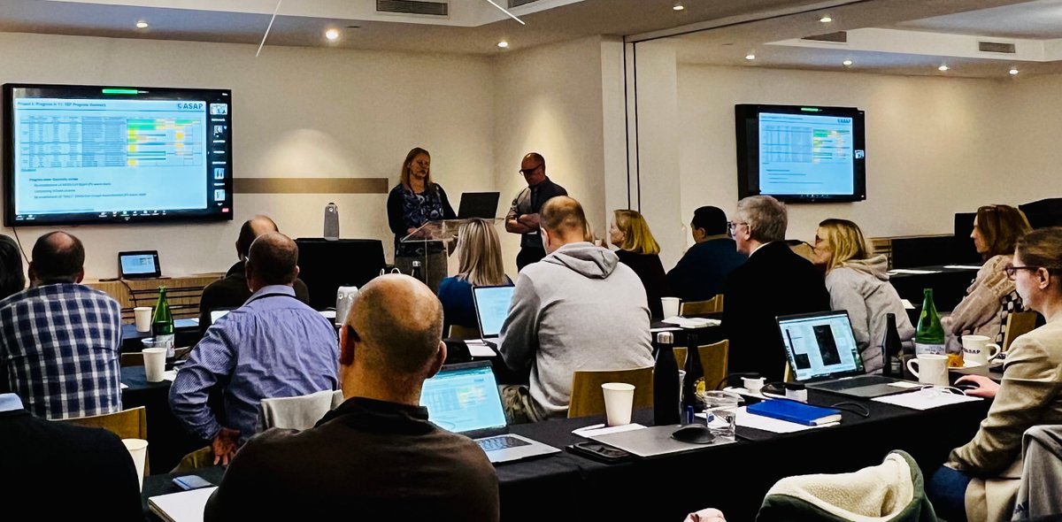Lizbe Koekemoer (@koekemoerlizbe) on Twitter photo <a href="/Darenfearon/">Daren Fearon</a> and I presenting to the ASAP SAB at our onsite meeting in New York.
<a href="/asap_discovery/">ASAP Discovery</a> <a href="/XChem_DLS/">XChem</a> <a href="/CmdOxford/">Centre for Medicines Discovery</a> <a href="/Darenfearon/">Daren Fearon</a> and I presenting to the ASAP SAB at our onsite meeting in New York.
<a href="/asap_discovery/">ASAP Discovery</a> <a href="/XChem_DLS/">XChem</a> <a href="/CmdOxford/">Centre for Medicines Discovery</a>