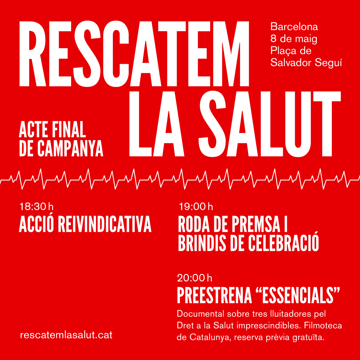 SalutDretsAccio's tweet photo. Un sistema que maltracta els i les seves professionals, beneficia interessos privats i s’enfoca només en curar les malalties en comptes de fomentar la Salut, no és un sistema de salut.

💥 #RescatemLaSalut / https://t.co/36N10xF409. https://t.co/8Z3KcuVyTh