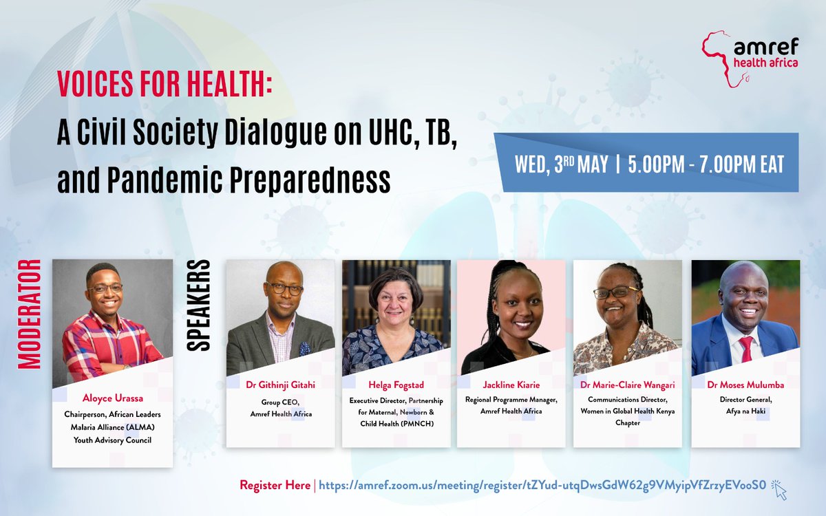 mcwangari's tweet photo. Special thanks to @Amref_Worldwide @YACT_Africa for the opportunity to share my insights on the #VoicesForHealth #CSOConsultation #AmrefCSOChats alongside @daktari1, @HFogstad,@jaqjerry, @mcwangari,@MulumbaMoses_
Here's a🧵of key messages from the event
My 5 key messages 👇 https://t.co/qvCG2A1UtX