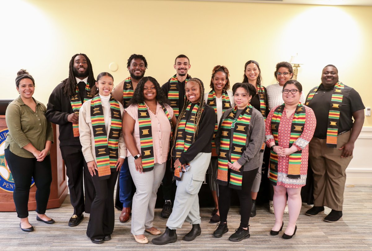 MercyhurstU's tweet photo. Kente Stole Graduation Ceremony 2023 🎓 Congratulations Lakers, we are so proud of you as you celebrate this great tradition of African heritage ✨ https://t.co/prMh65LxRp