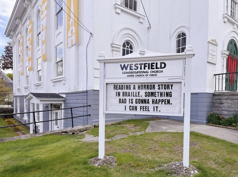 Who was that????   Who touched me????? <a href="/ChurchySigns/">ChurchyChurchSigns</a>