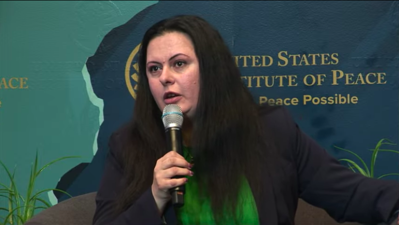 whatthewomensay's tweet photo. “I don't want to tell you so much about the suffering that Syrian people have been encountered.. you saw the pictures... It has been a difficult 12 years but also 50 years of oppressions &amp; dictatorship.” - #WASL member @Rajaa_Altalli (@ccsdsyria) at #PeaceCon2023 https://t.co/GiRmR36XDb