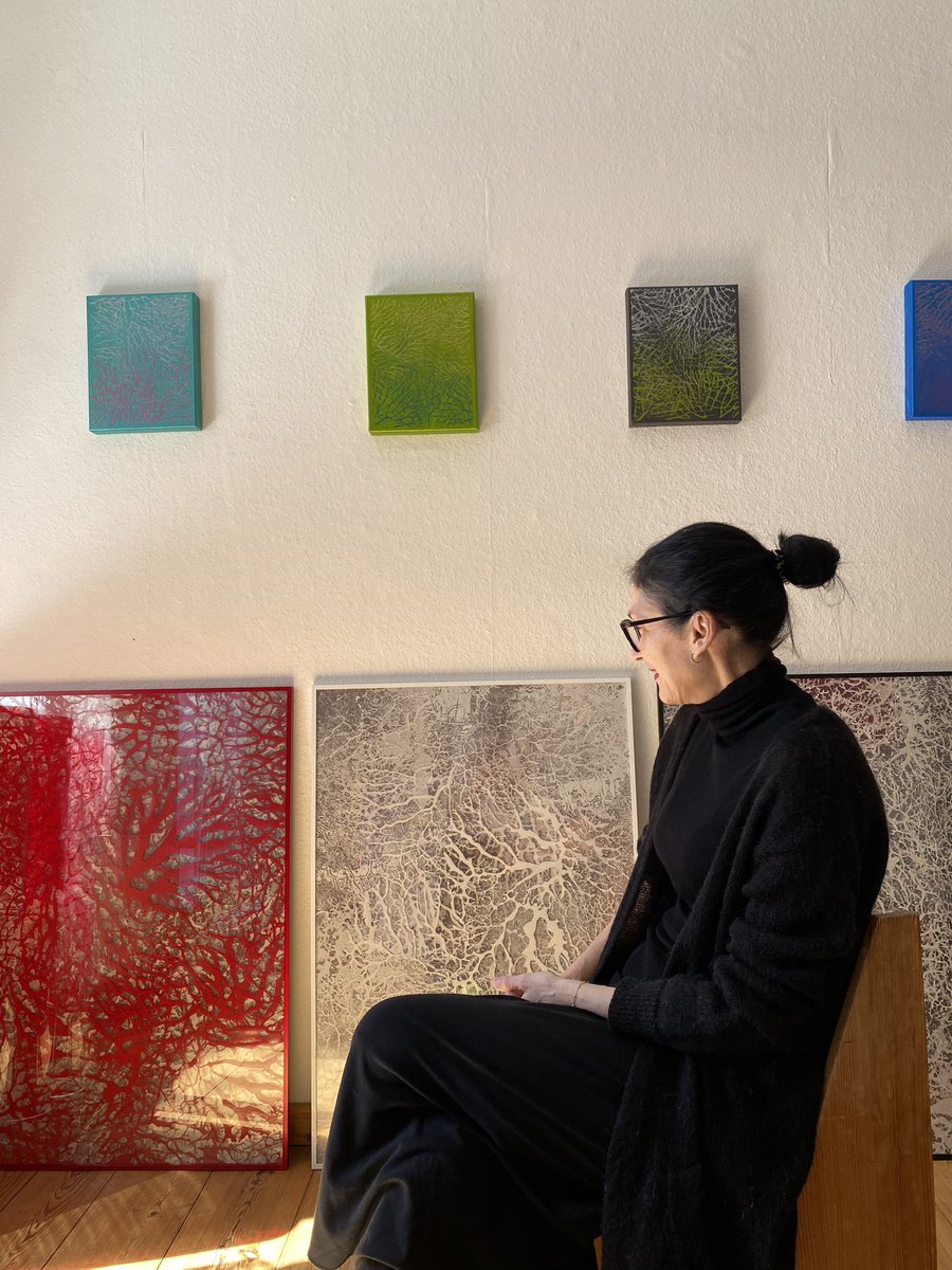 #studiovisit

Today I had the opportunity to visit the studio of Italian artist <a href="/samantamalavasi/">samanta malavasi</a> 🙌🏻