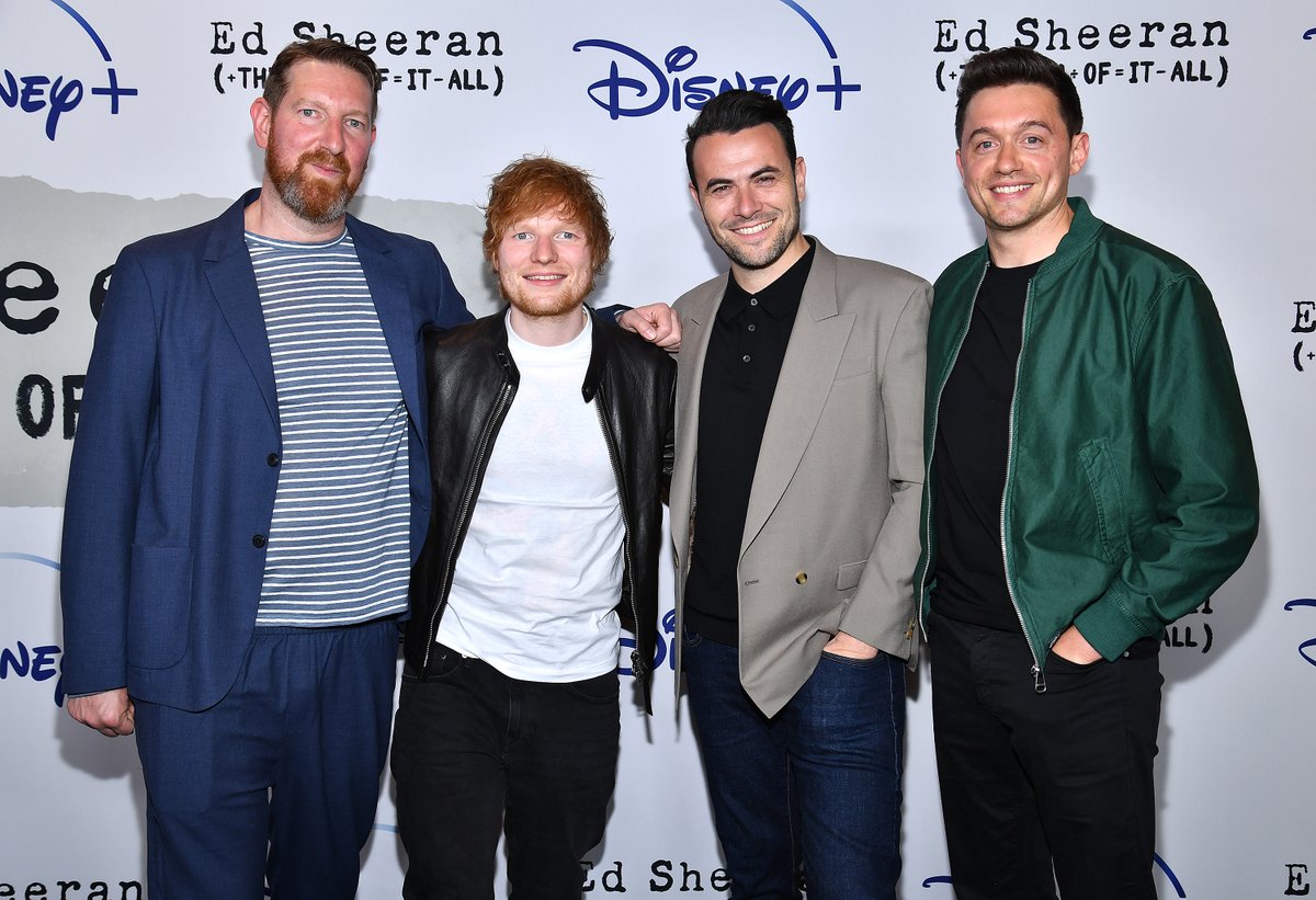 DisneyPlus's tweet photo. The sum of our feelings at last night’s world premiere? Sheer excitement!

Ed Sheeran: #TheSumOfItAll is now streaming on #DisneyPlus. https://t.co/OOR2ukwOLj