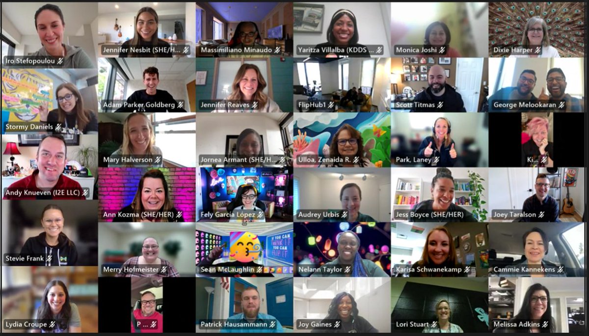 One of my favorite things at work is getting to spend face time with the educators we build for every day. Thanks to the #Flipsider community for spending time with us this morning helping build Flip forward! Appreciate you!