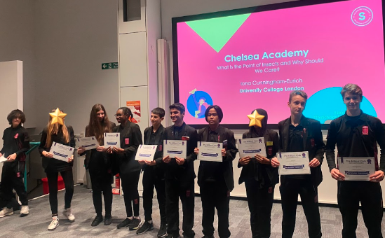ChelseaAcadMAT's tweet photo. Our Year 10 @BrilliantClub scholars have had a wonderful day at @KingsCollegeLon celebrating their graduation from the programme (including a sunny picnic in the park beforehand)! https://t.co/7gyArLqpaq
