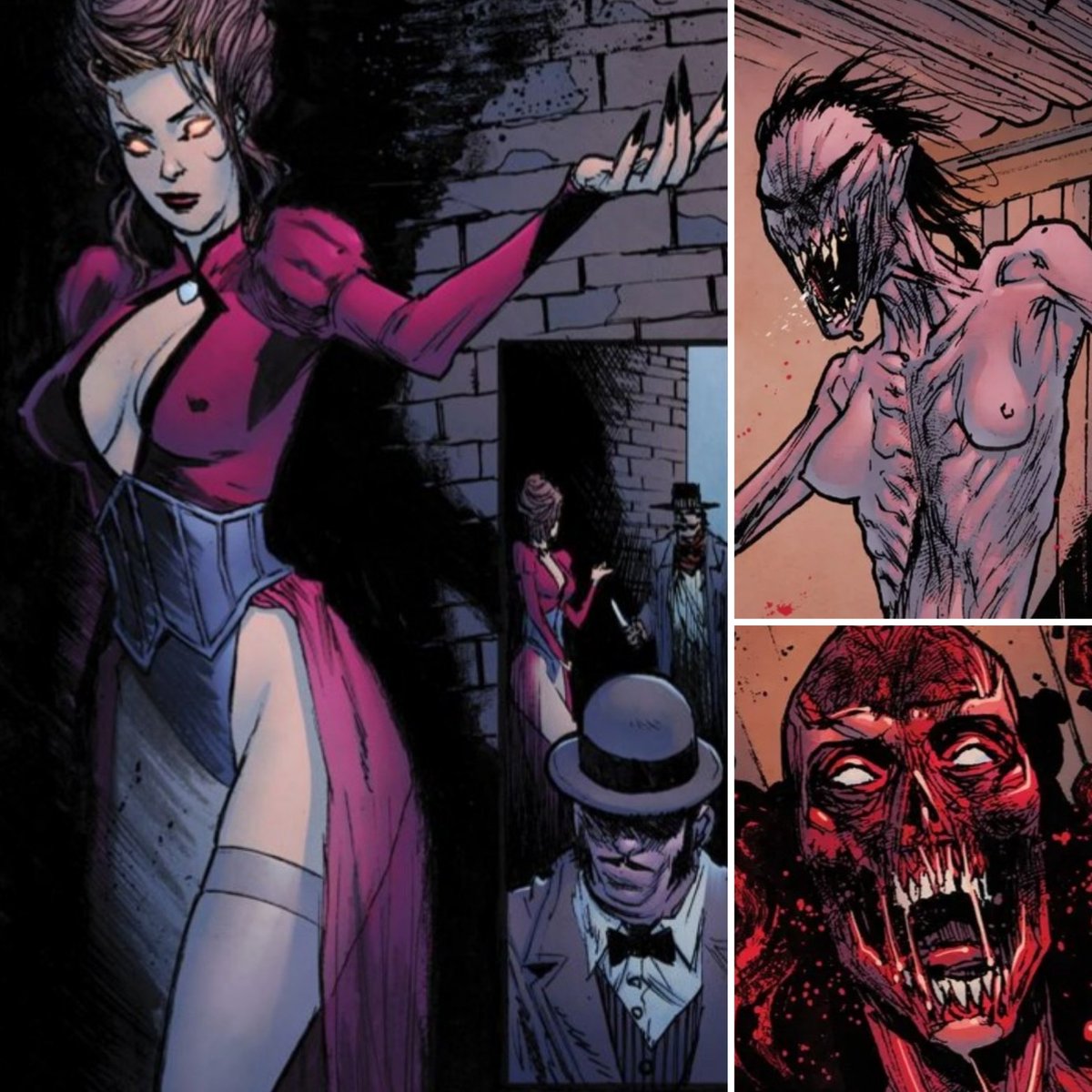 A small teaser of a Western/Horror with some naughty sex. Written by @PatShand, drawn by Me and colored by @Spidey2099 , sign up for the Kickstarter!  