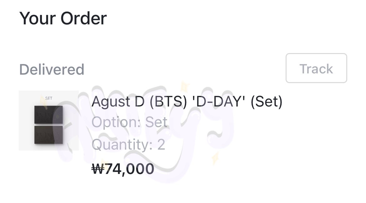 [ALBUM GIVEAWAY]

Haii dlm rangka menangnya aku di event AGUST D, aku mw berbagi sedikit nih, mw blg thank you jg buat support &amp; doanya, terutama yg udh jjan brg sm aku 🥹

🎁 ALBUM RANDOM D-DAY SEALED X2

🐱RT &amp; LIKE (bebas yah mw follow/gk)

END: TBA 💜

Once again thank you 💜