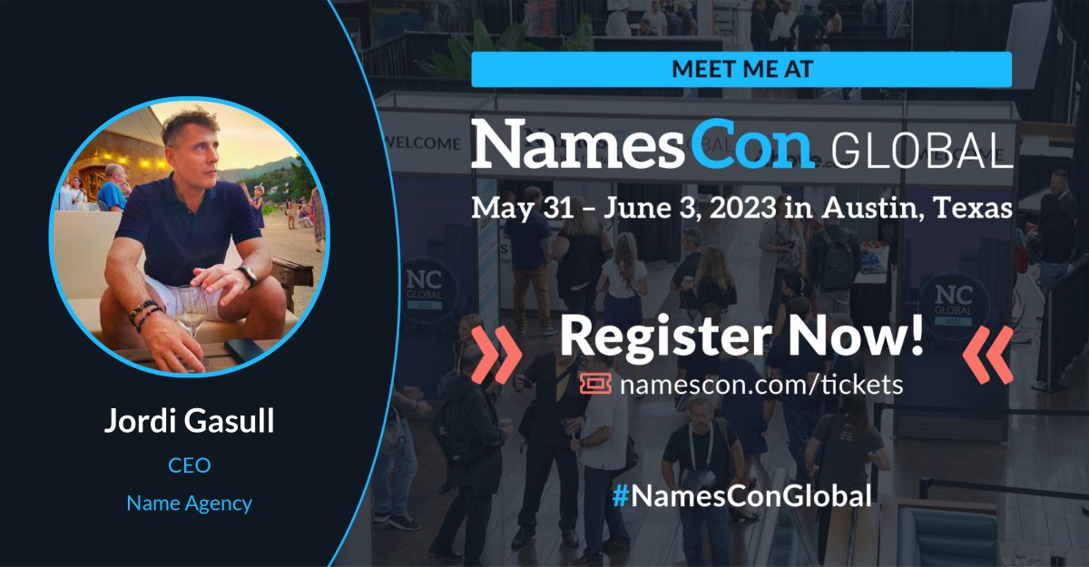 JordiGasullCros's tweet image. I&apos;m ready for the next #namescon in Austin, the domaining industry Top event.
#namescon #namescon2023