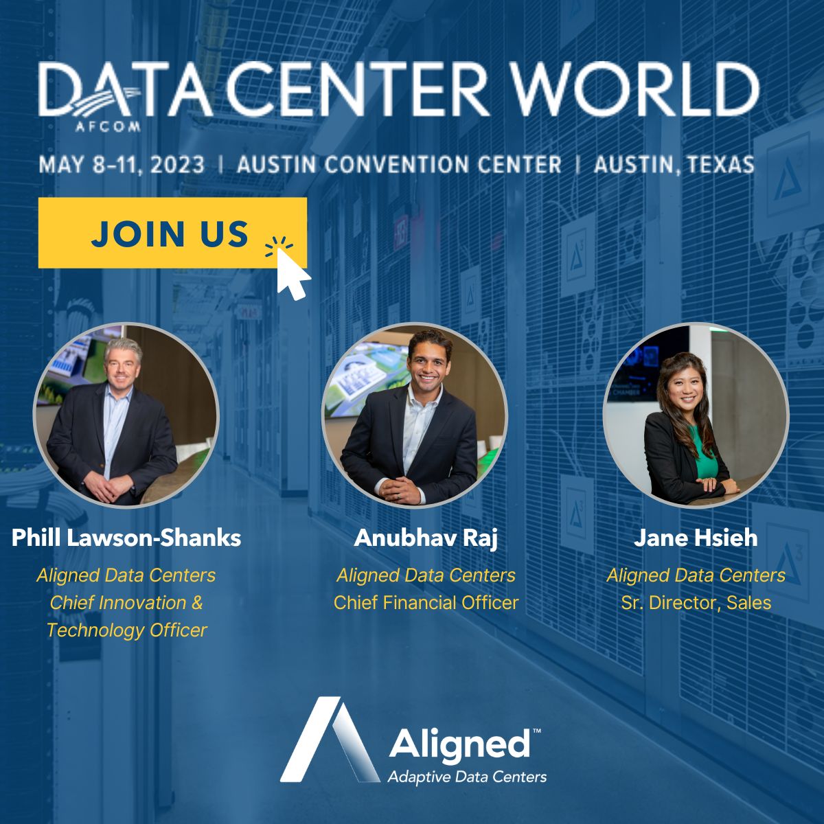 aligneddc's tweet image. #TeamAligned is all set to take on @afcom Data Center World 2023 with 5 in-person sessions and 1 on-demand. Visit lnkd.in/eTuR-wYV session details and locations.

#Aligned #DCW2023 #DataCenters #SustainableFuture #AFCOM