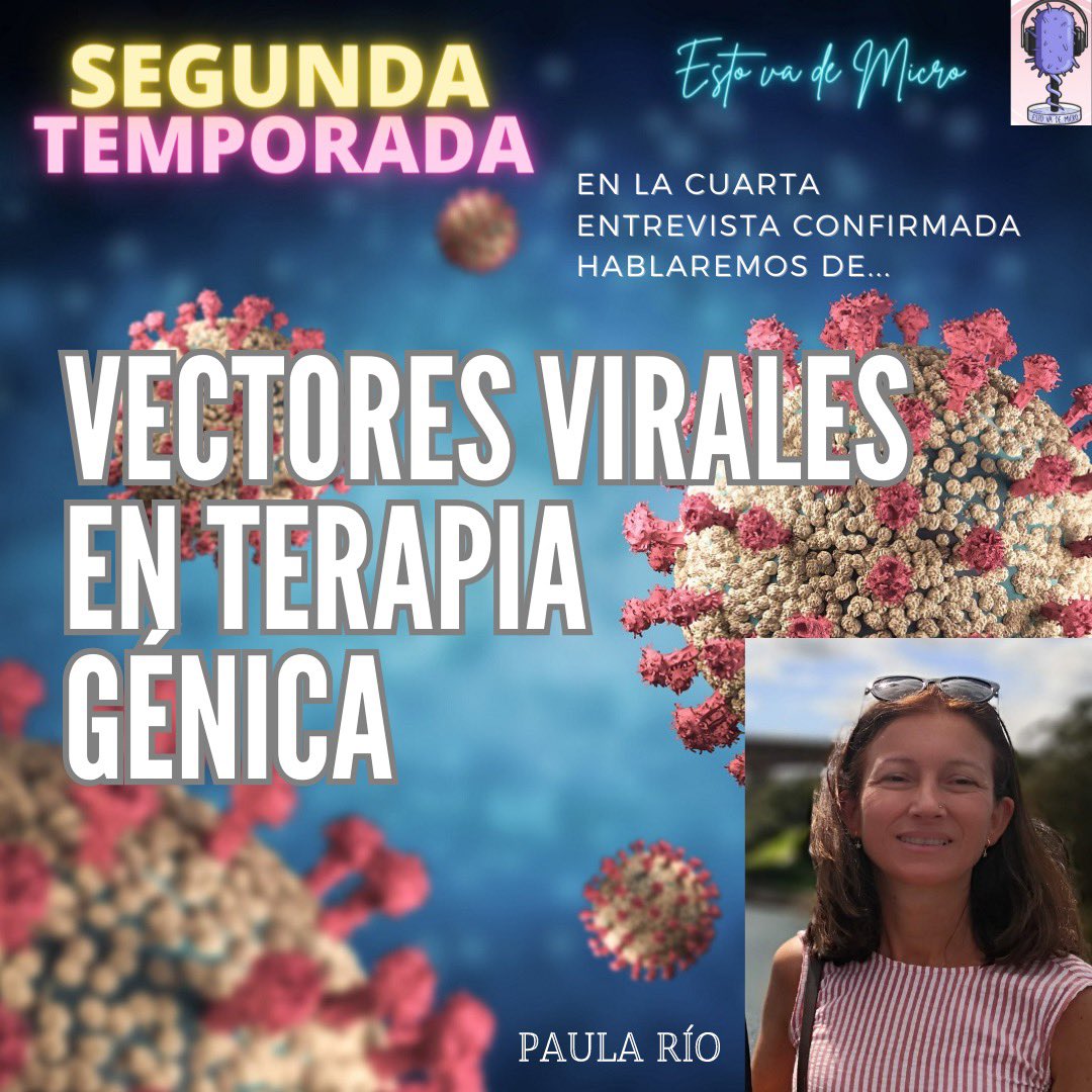 estovademicro's tweet image. ¡¡¡Ya está aquí el nuevo episodio de #EstoVaDeMicro !!! 🎙️🎤📻  Paula Río del CIEMAT nos cuenta cómo se pueden utilizar virus para el tratamiento de enfermedades genéticas 😯🦠

🟢 Spotify: open.spotify.com/episode/2fv5s2…

🟠 Ivoox: go.ivoox.com/rf/107505533