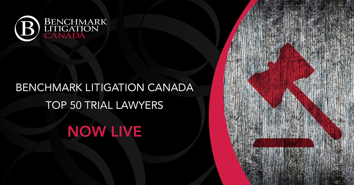 The 2023 Benchmark Canada Top 50 Trial Lawyers list is live! 

Congratulations to all who have been deemed worthy of this honor this year. View the results here: spr.ly/6011Ok54x

#BenchmarkCanada #BenchmarkLitigation #TrialLawyer #TopTrialLawyers #Top50 #CanadaLawyers