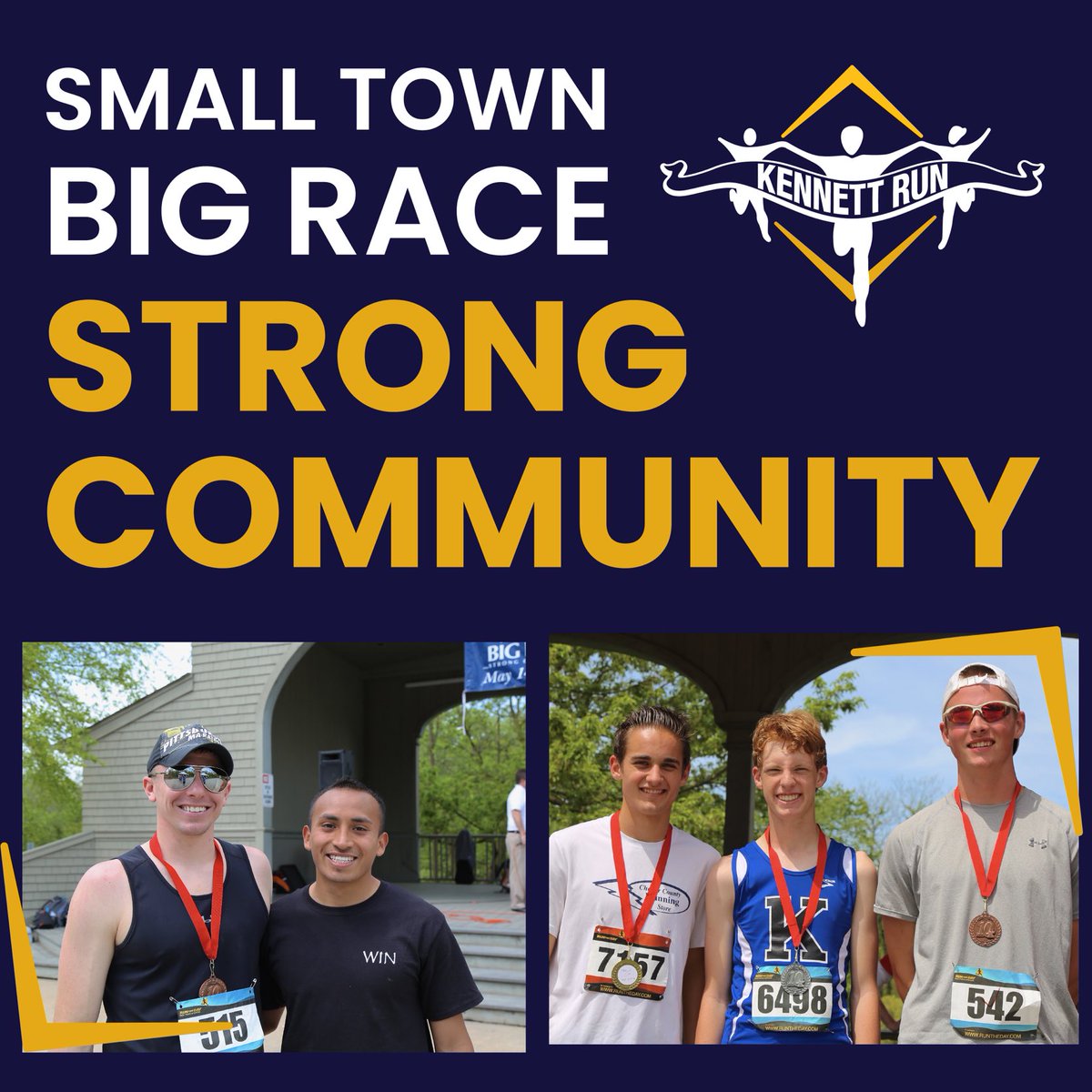 3 Days To Go until The Kennett Run at Anson B. Nixon Park on Saturday, May 6, 2023.  The Kennett Run donates to support After-The-Bell and Kennett Education Foundation as well as programs at Kennett High School. Hope to see you there! 👟