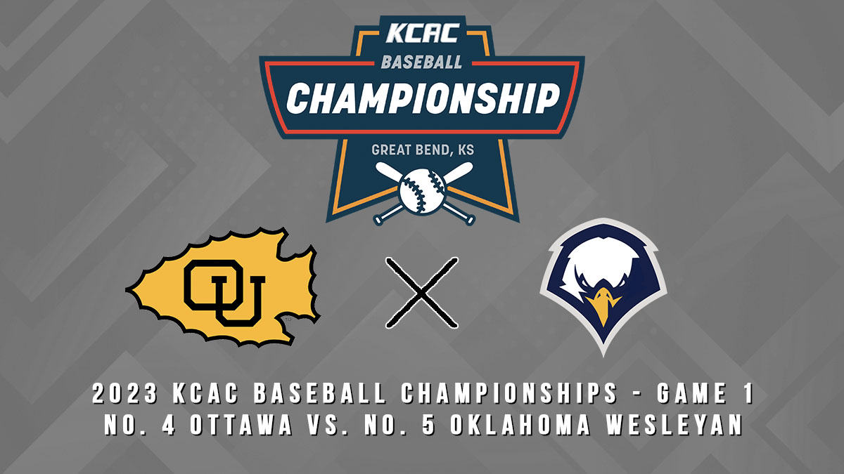 kcacsports's tweet photo. 2023 KCAC Baseball Championship Tournament - Game 1: @BravesAthletics vs. @OKWUeagles

Start Time: 11 AM

Tickets: https://t.co/yRF4VTVe6C
Live Stream: https://t.co/xswbLyQ4xE
Live Stats: https://t.co/ktVr1DA7C5

@NAIA @NAIABall https://t.co/MOKqNnQr7K