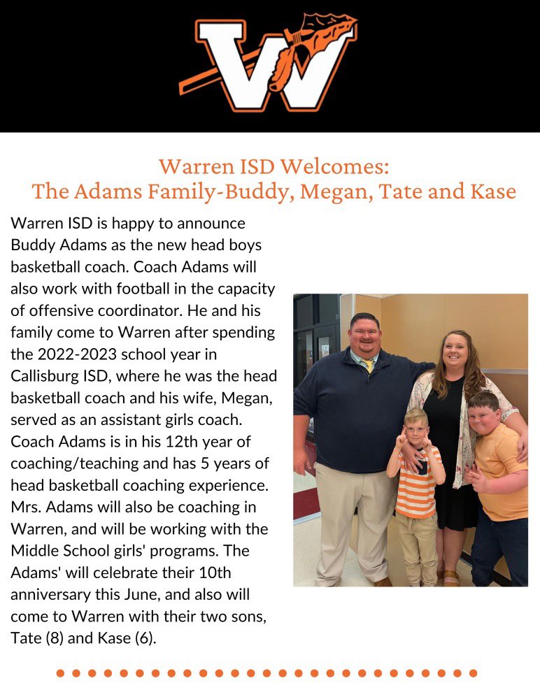 AustinSmithey's tweet image. Pleased to announce these new additions to the Warrior Family!