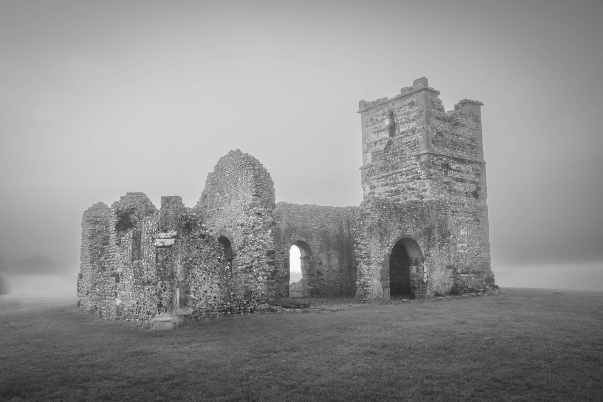Church remains on a foggy morning 
at Knowlton Moor Chritchel UK

#raw_bnw #pictas #bnwphotography #pictasbnw  #picoftheday #photography  #lensculture  #church #ruins #uk #bnw #hampshire #travelphotography #architecture #history