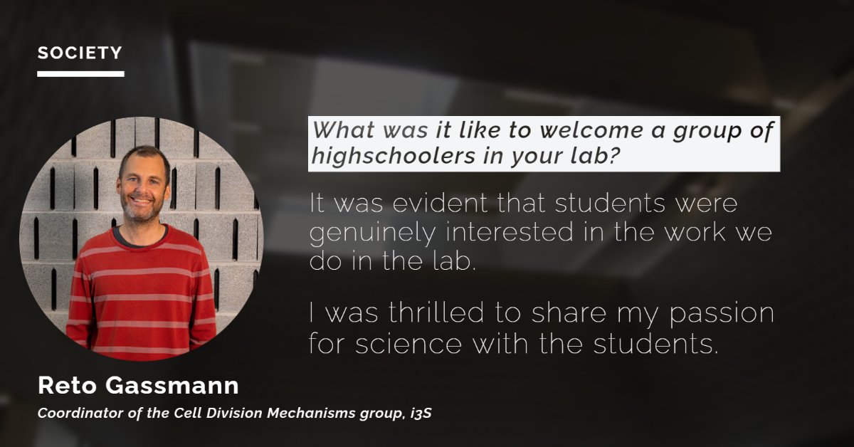 The school year's ending & so is the 22-23 agenda of our Educational Program. What do #i3S researchers think of the program? Reto Gassmann is quite pleased w/ the experience & the greatest reward is to see students engaged & eager to learn.
➕cienciaetal.i3s.up.pt
#i3Sedu
