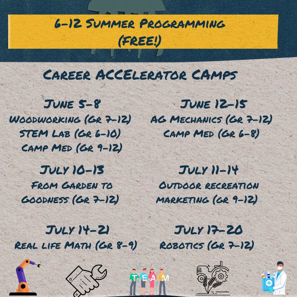 Exciting Summer Opportunities via Career Accelerator Camps in Avery County! #AveryCTE #CTEforNC