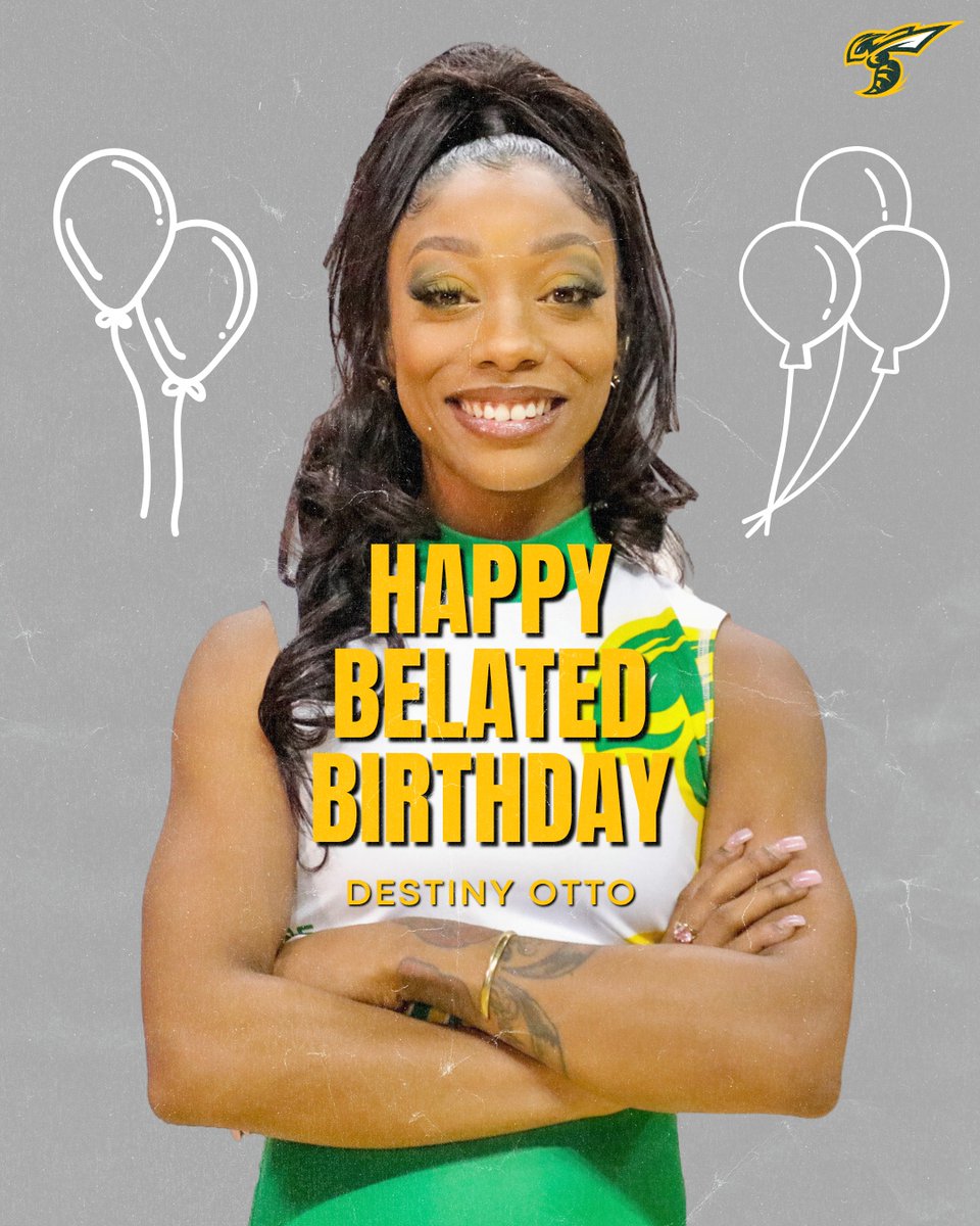 StingersTBL's tweet photo. Help us to wish our very own Lady Stinger, Destiny Otto, a very HAPPY BIRTHDAY!
We hope you enjoyed your day!
#BuzzOn
#FayettevillestingersBirthdays https://t.co/Mpve2SdzeM