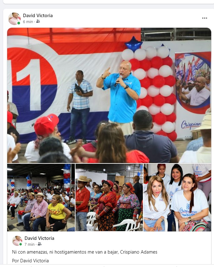 facebook.com/david.victoria… <a href="/crispianoadames/">Crispiano Adames</a>  <a href="/PRDPanama2024/">PRD Panama 2024</a>  <a href="/gabycarrizoj/">José Gabriel Carrizo</a>