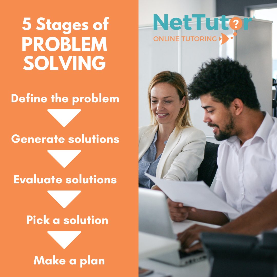 nettutor's tweet image. Try applying these steps to any problems you come up against with assignments or even at work. Let us know how it goes!

#StudentSuccess #ProblemSolving #LifeLearning #OnlineTutoring #NetTutor