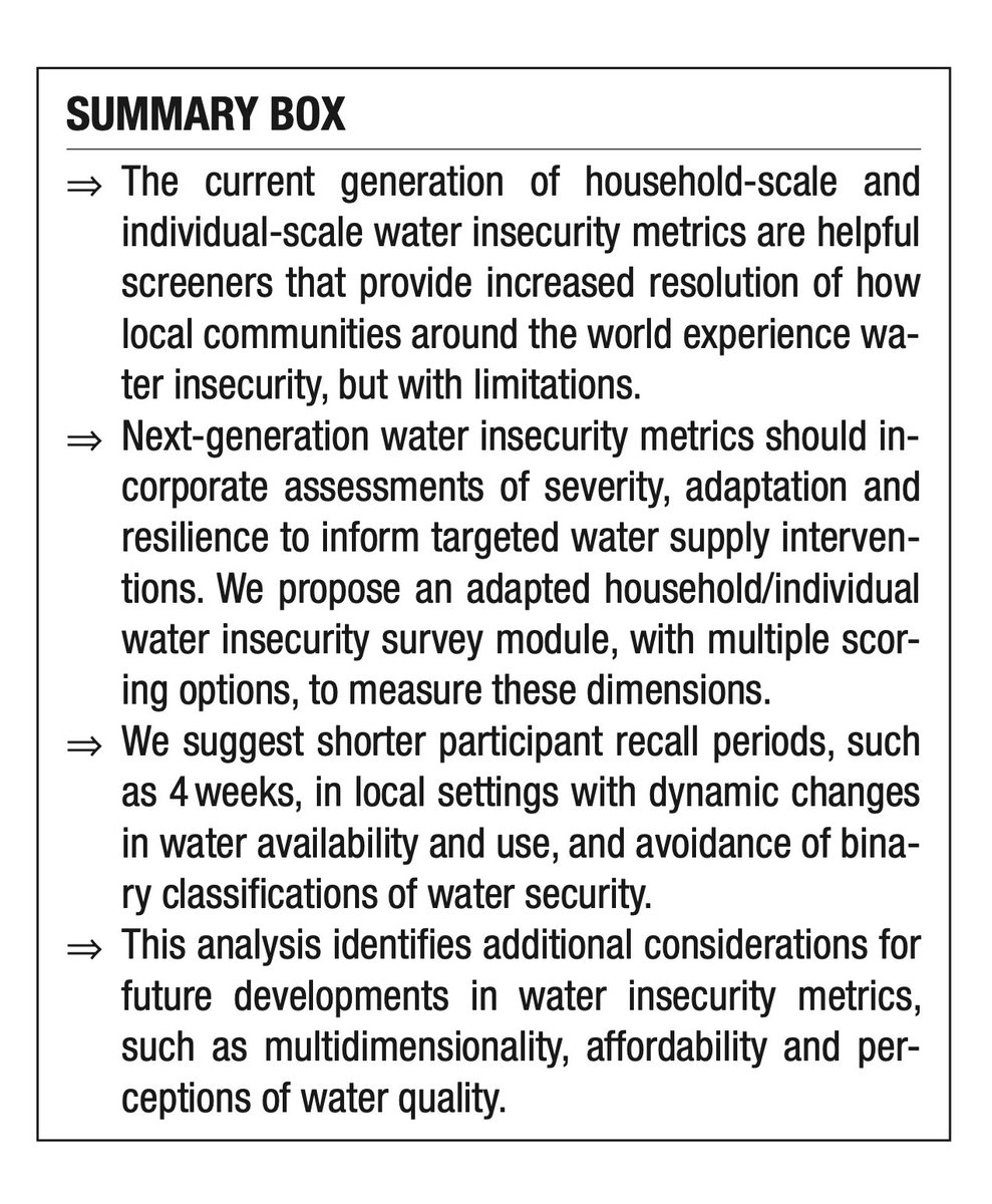 Alex Brewis (Slade) (@brewis_alex) on Twitter photo In BMJ Global Health w/lead <a href="/justinstoler/">Justin Stoler</a> we identify limits to current #waterinsecurity scales and outline the needed improvements. These are in progress thanks to <a href="/HWISE_RCN/">HWISE RCN</a> and <a href="/ASU_CGH/">ASU Center for Global Health</a> Free to access: gh.bmj.com/content/bmjgh/⦠In BMJ Global Health w/lead <a href="/justinstoler/">Justin Stoler</a> we identify limits to current #waterinsecurity scales and outline the needed improvements. These are in progress thanks to <a href="/HWISE_RCN/">HWISE RCN</a> and <a href="/ASU_CGH/">ASU Center for Global Health</a> Free to access: gh.bmj.com/content/bmjgh/ā¦